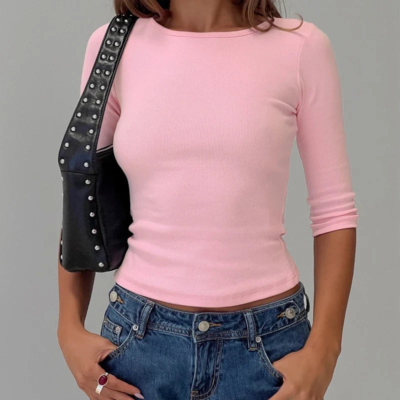Y2K Casual Daily Going Out Tops