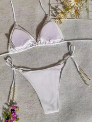 Sexy White Bikini Set