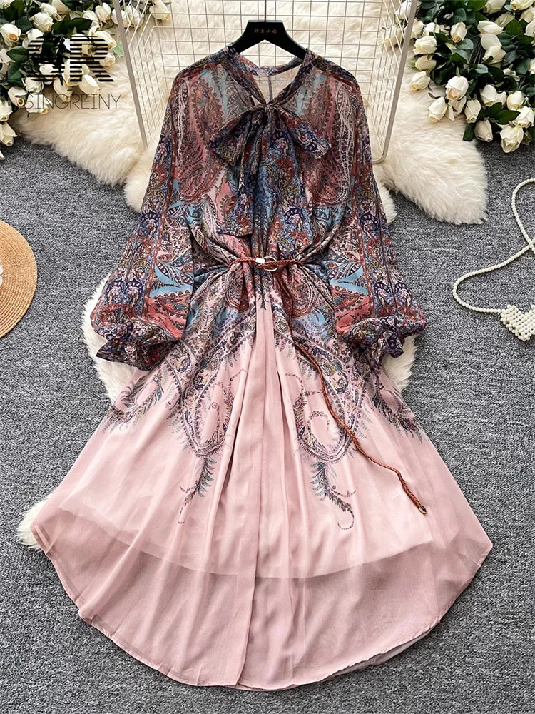Vacation Chiffon ShirtDress