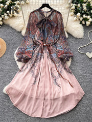 Vacation Chiffon ShirtDress