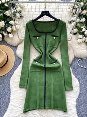 Senior Autumn Knitted Dress