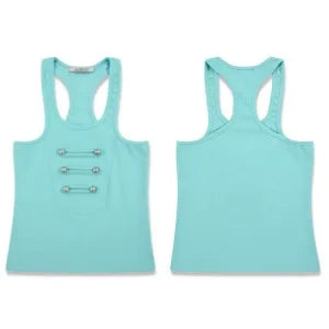 U Neck I-Shaped Back Tank Top