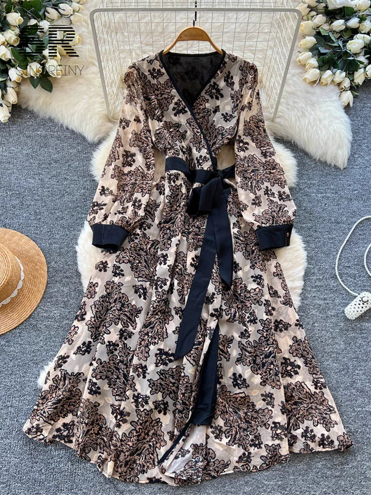 Vintage Art Print Dress