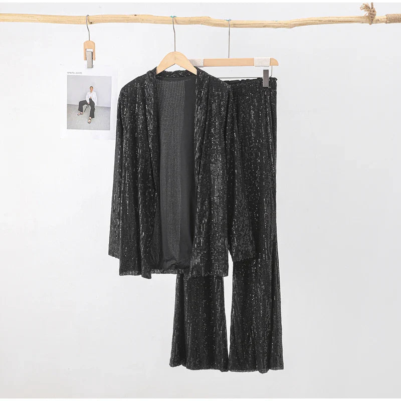 Luxor Sequined Two Piece Suit