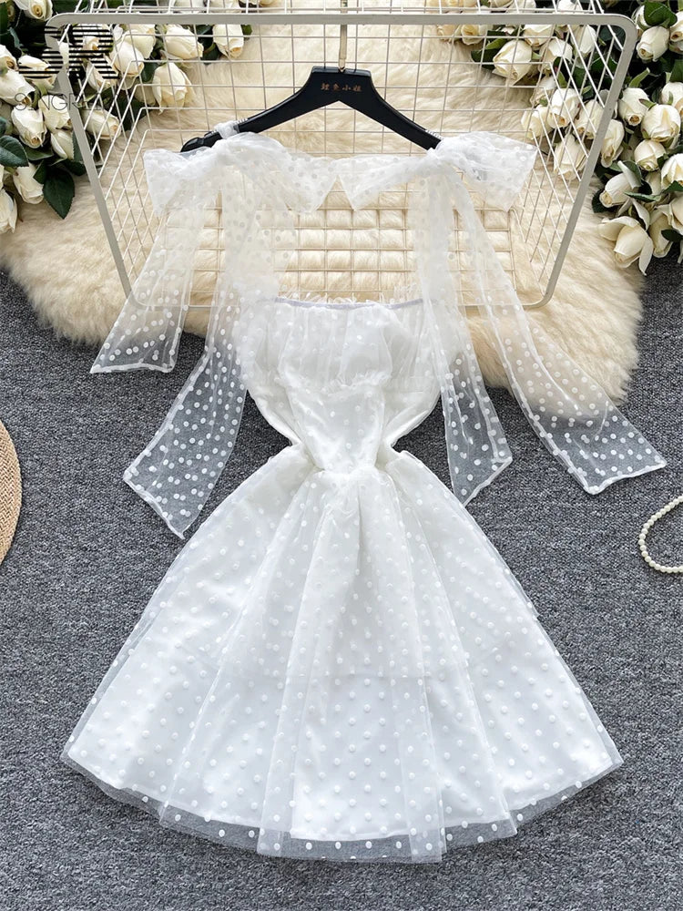 Sweet Polka Dot Party Dress