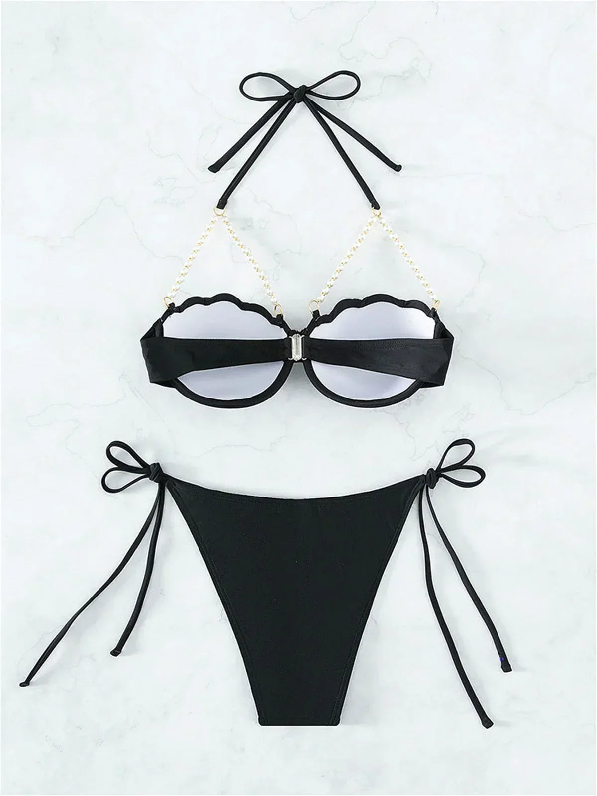 Sexy Shell Shape Underwire Bikini