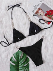 Shiny Sequins Rhinestone Bikini