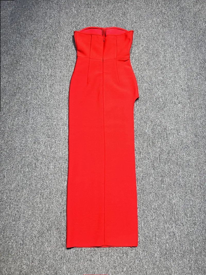 Sexy Strapless Backless Celebrity Club Party Dress