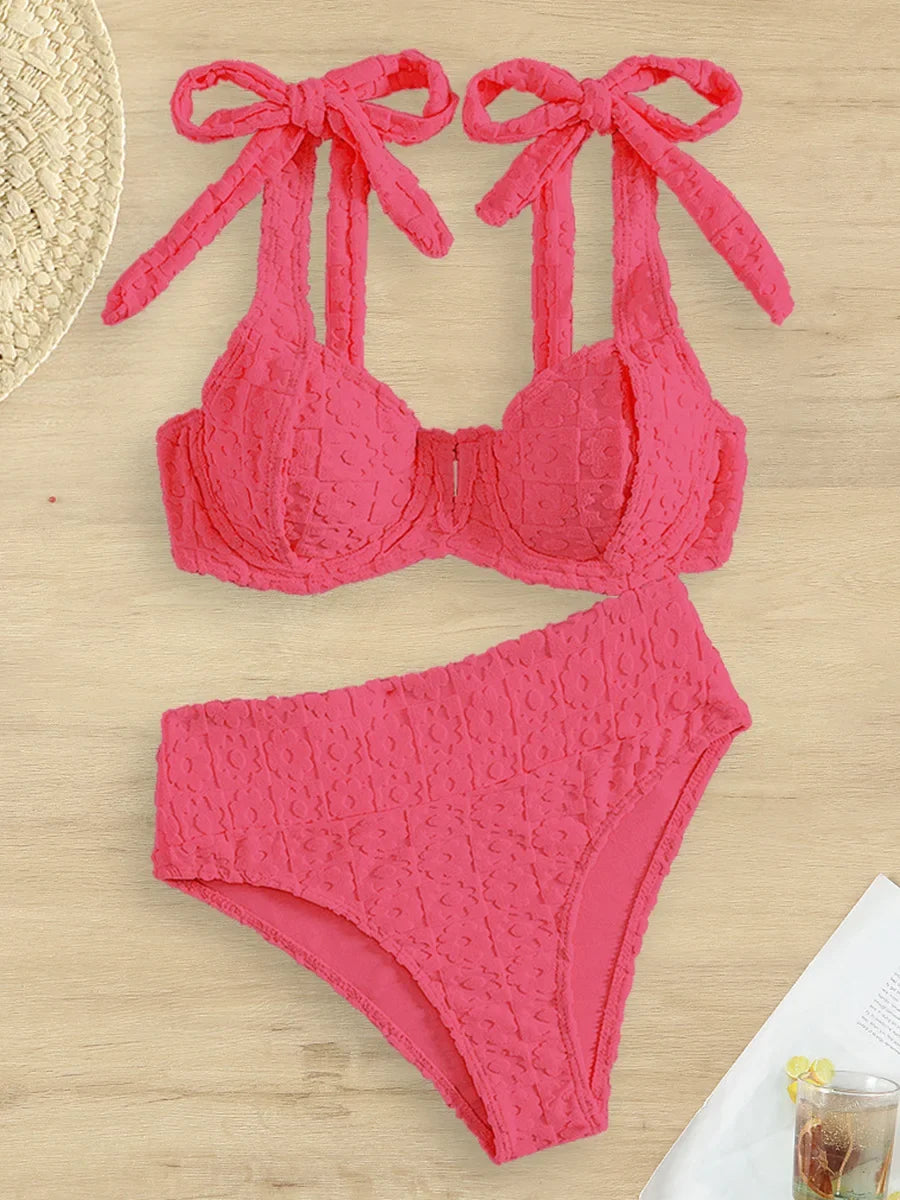 S - XL V Shaped Underwired Female Swimsuit