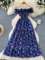 Vacation Floral A-line SunDress
