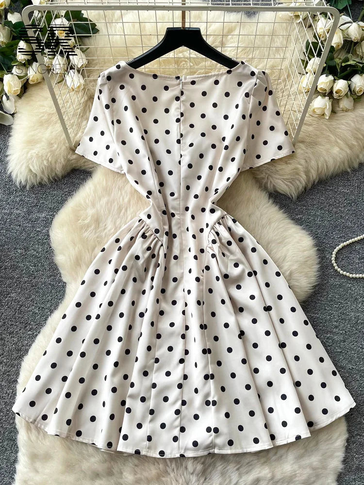 Polka Dot Stain Dress