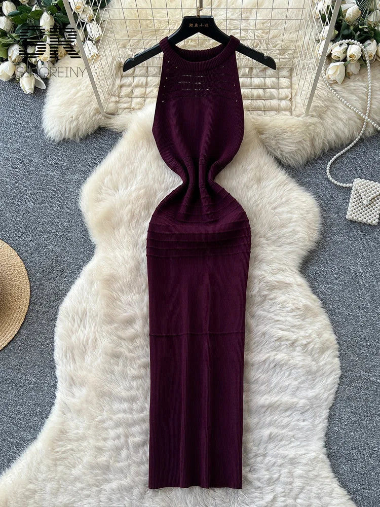 Stretchy Knitted Dress