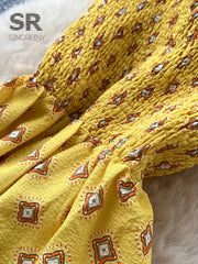 Print Casual Vacation SunDress