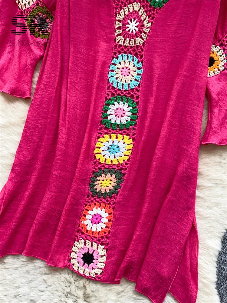Embroidery Bohemian Dress