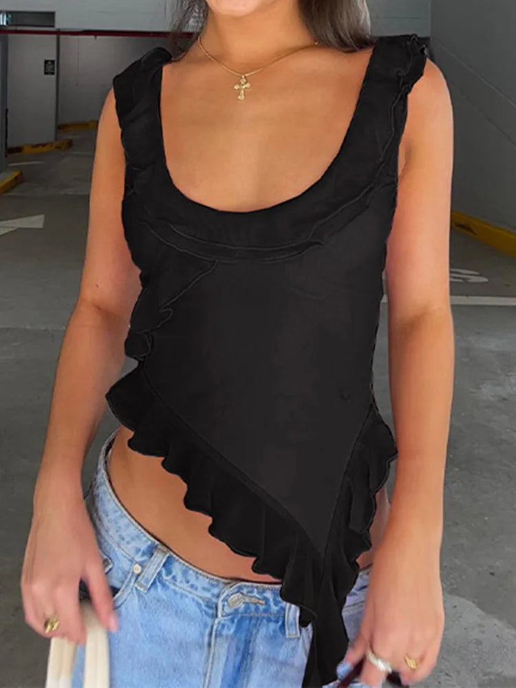 O-neck Sleeveless Tank Top