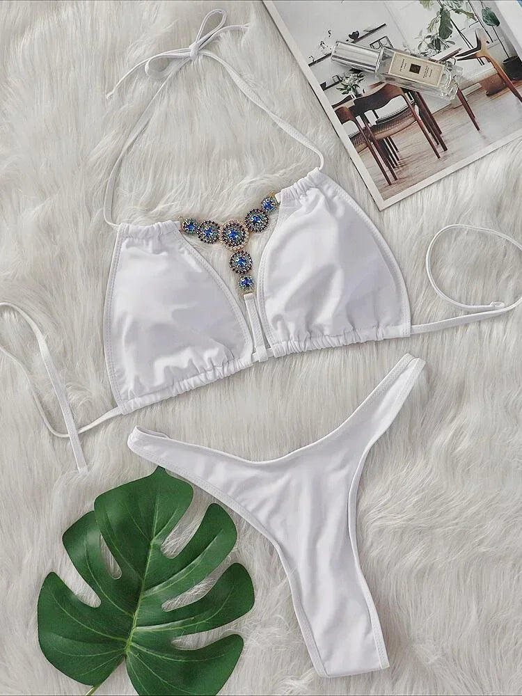 Extreme Mini Micro String Diamond Bikini