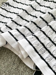 Stripe Knit OL Tank Dress