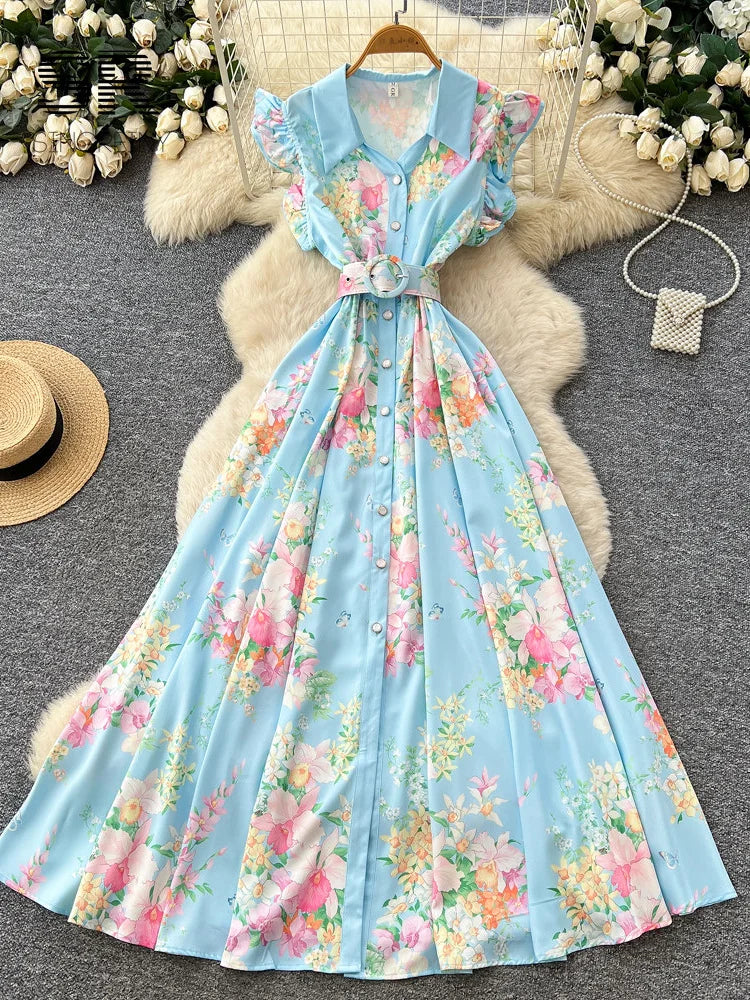 Artistic Print Classy Dress