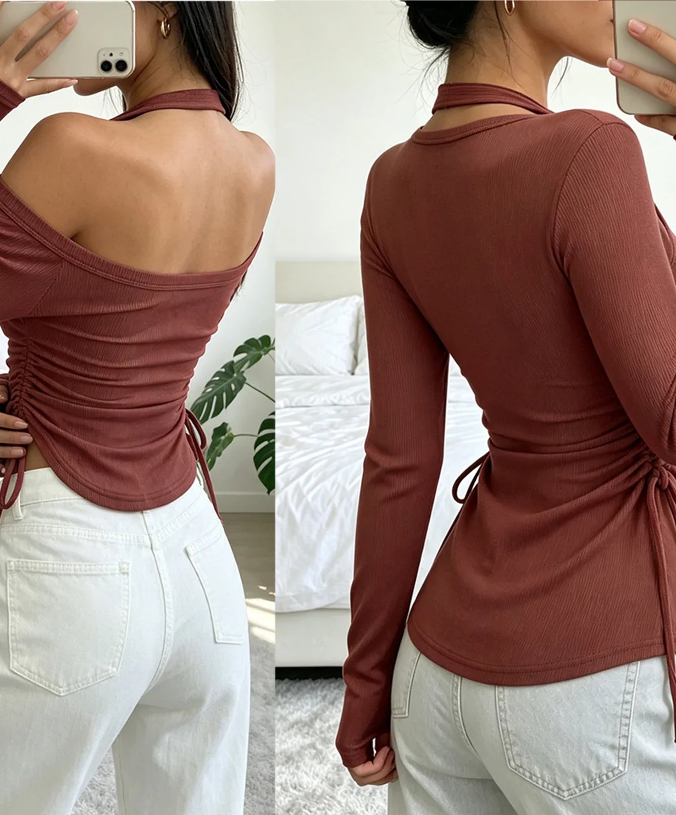 Women's 2 Piece Cropped Top