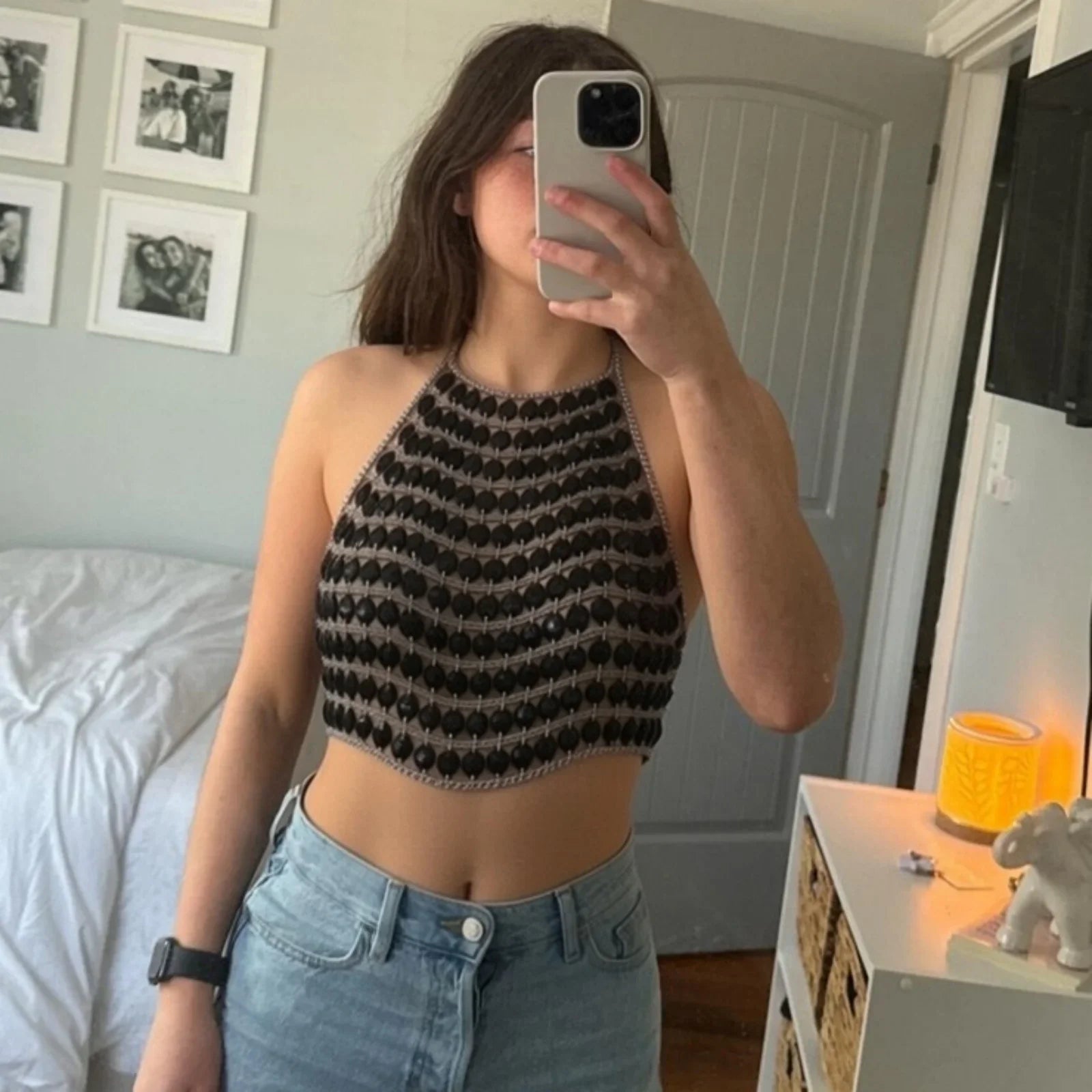 Rhinestone Bra Body Chain Jewelry