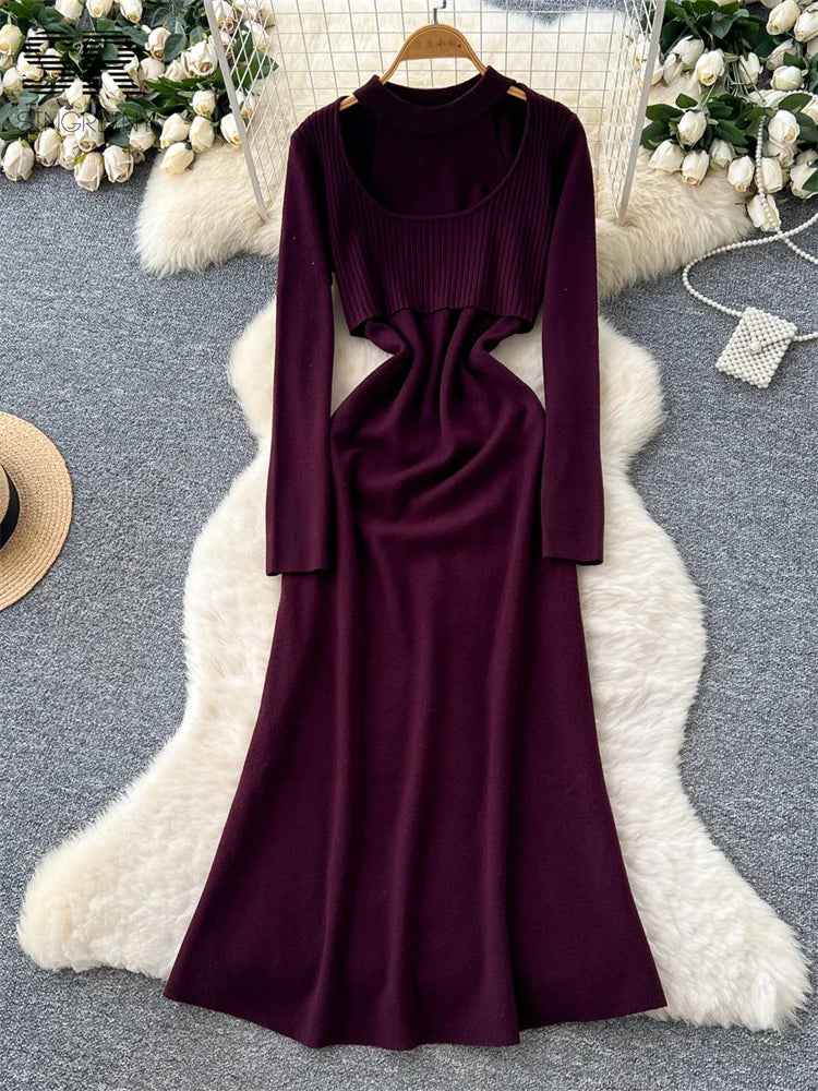 Halter Knit Dress