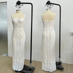 Fashionable Elegant Lace Corset Maxi Dress