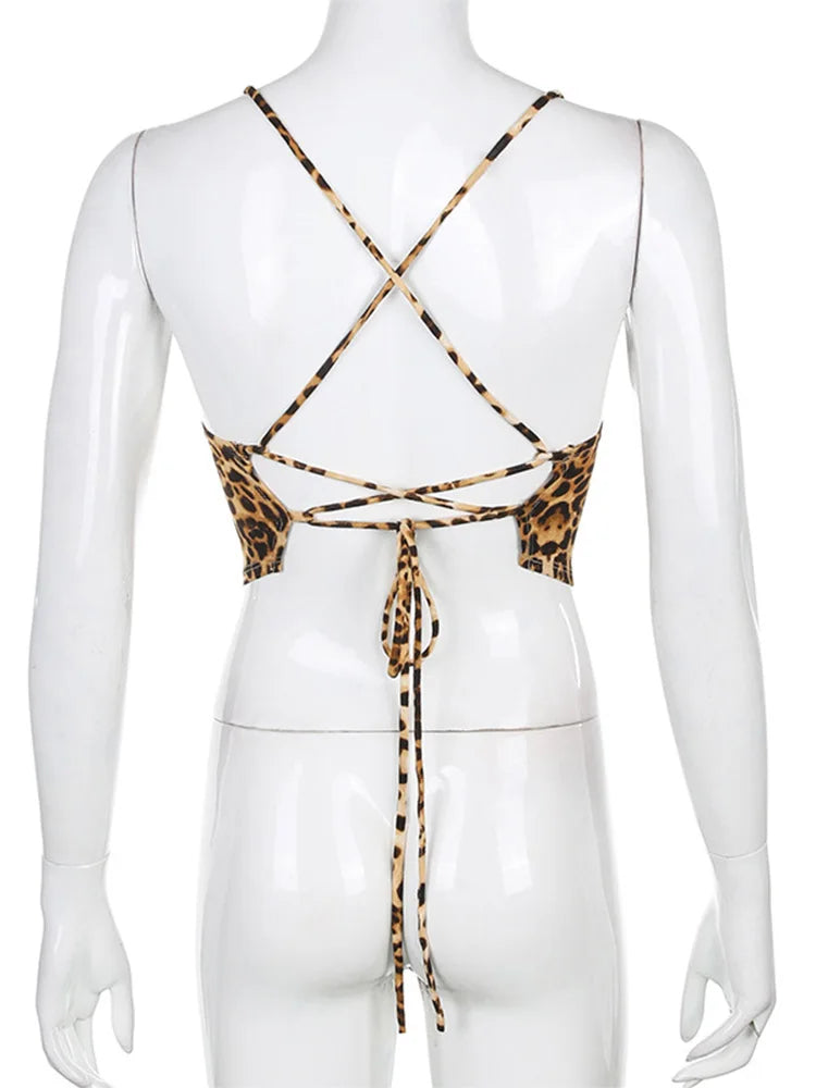 Leopard Pattern Tank Tops