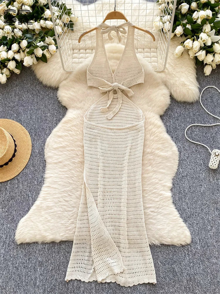 Backless Beach Dress