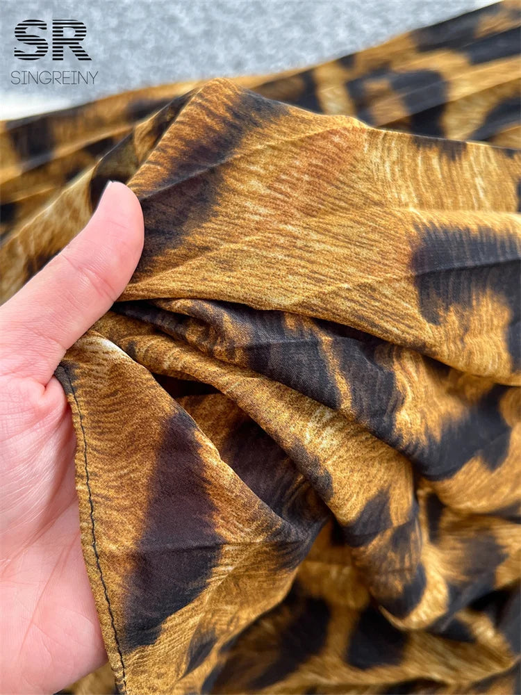Leopard Diamonds Party Dress