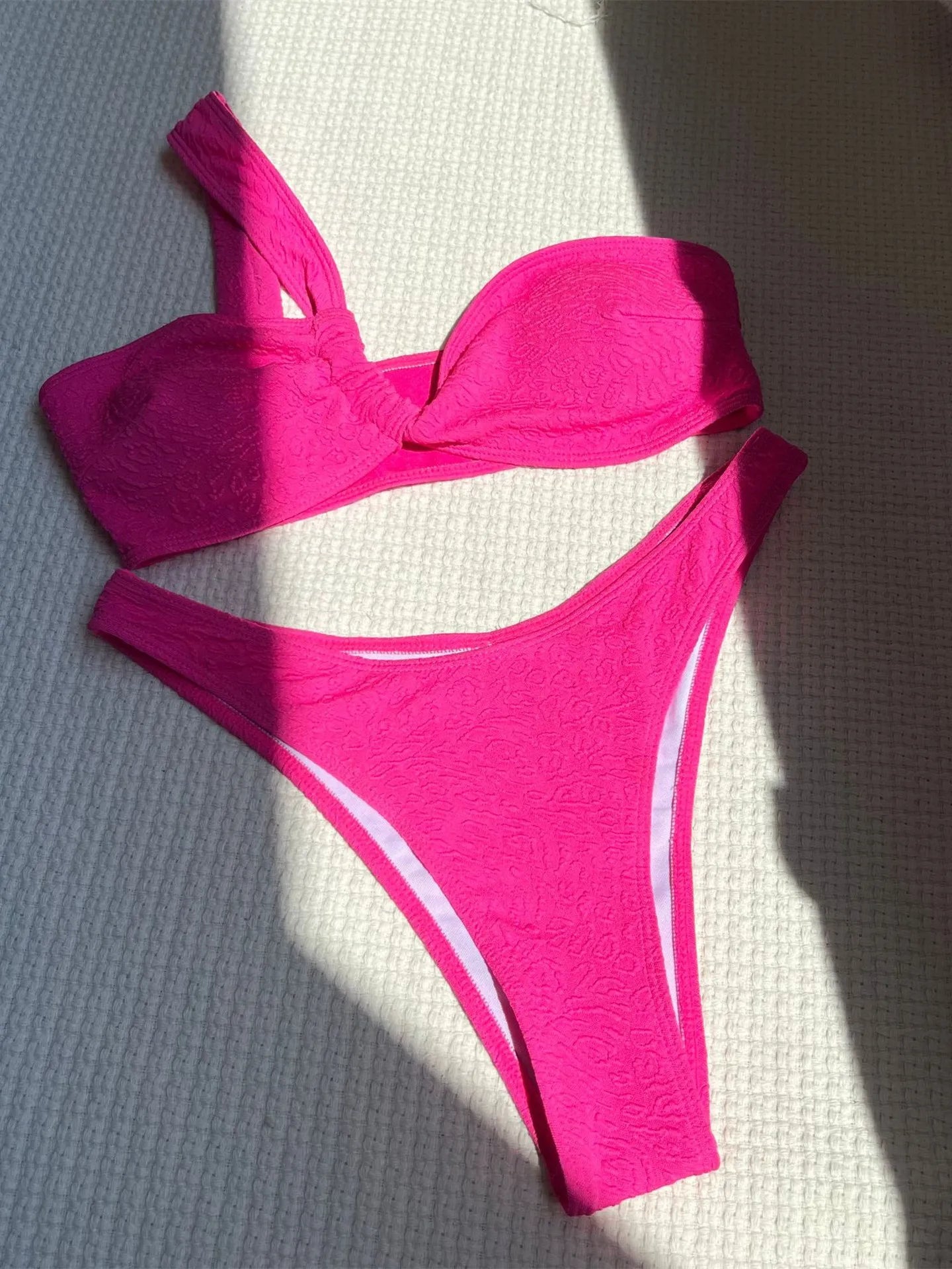 Sexy One Shoulder Bikini Set