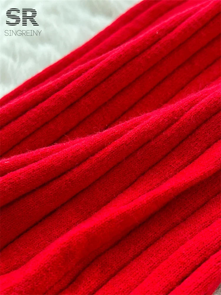 Stripe Knitted Dress