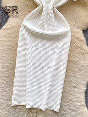 Vintage Knit Workwear Dress