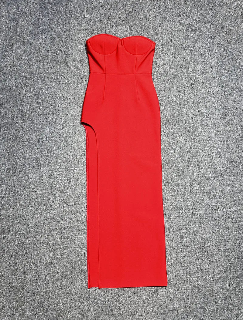 Sexy Strapless Backless Celebrity Club Party Dress