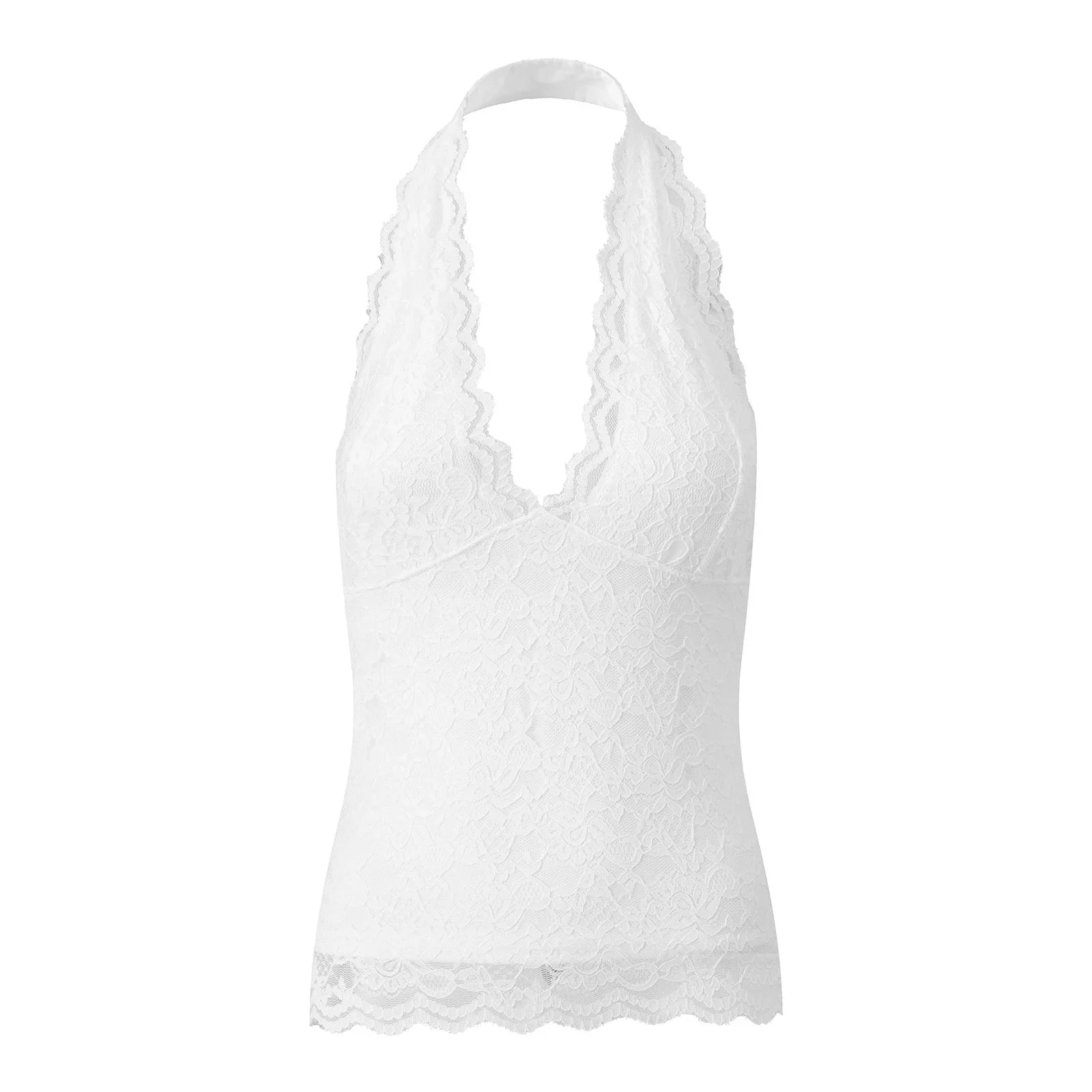 Lace Halter Tops