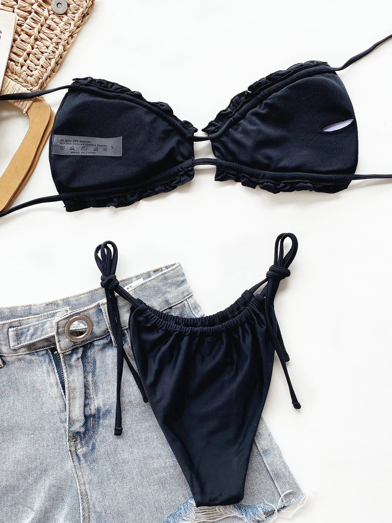 Pleated Swimsuit