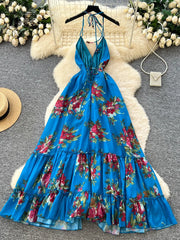 Floral Print Bohemian Dress