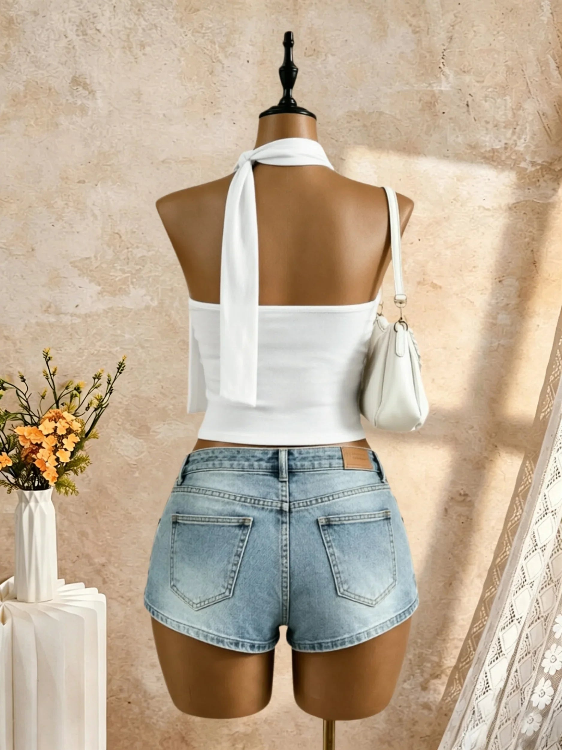 Strapless Side Ruched Crop Bandeau Tube Top