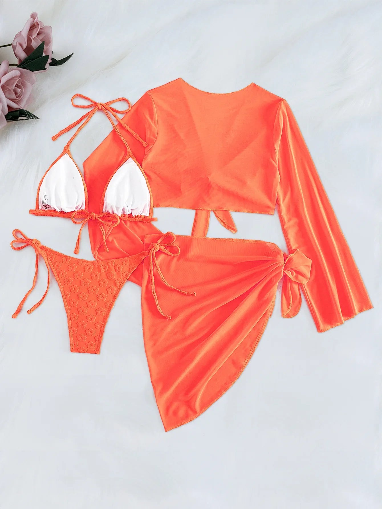 Sexy Orange Bikini Set