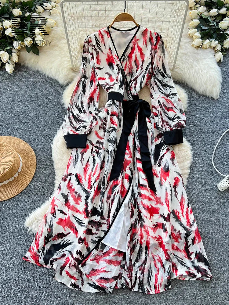 Vintage Art Print Dress