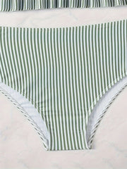 Sexy Ruffle Two Piece Tankini Swimsuit