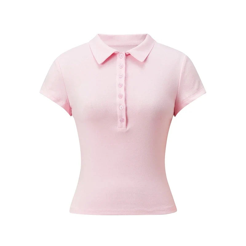 Short Sleeve Crop Tops