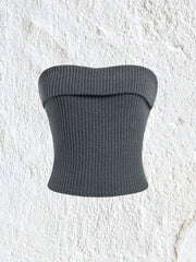 Rib-knit Tube Top