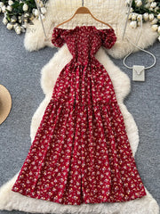 Vacation Floral A-line SunDress