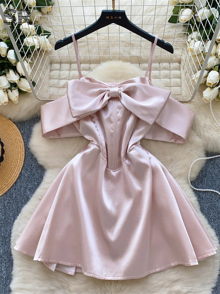 Birthday Party Satin Dress