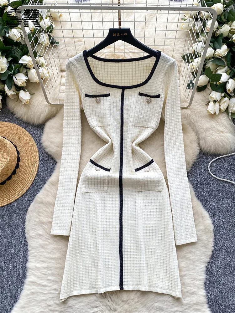 Senior Autumn Knitted Dress