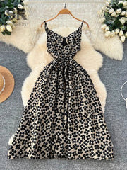 Floral Jacquard Vintage Dress