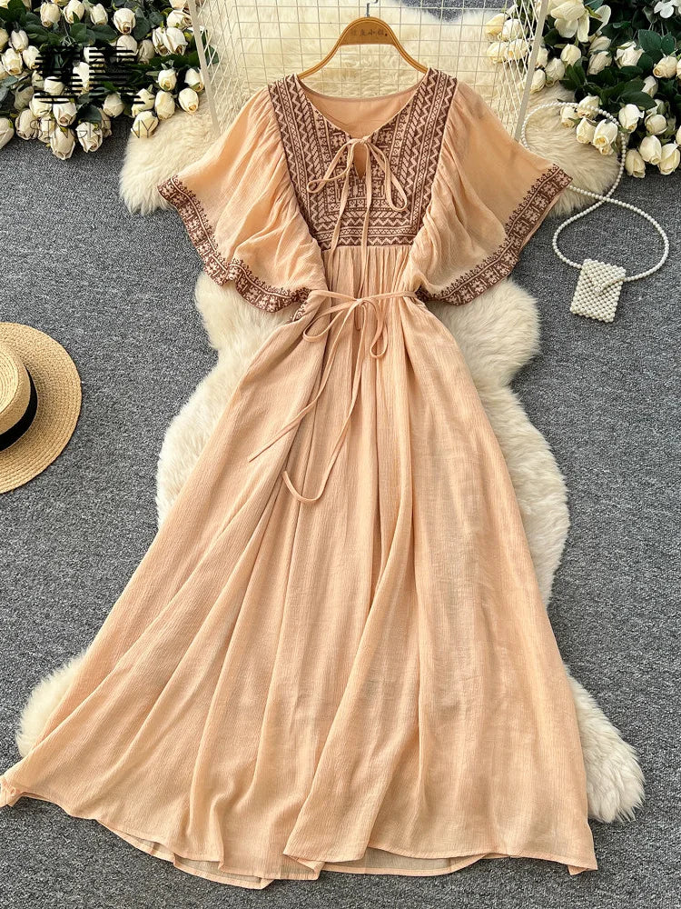 Bohemian Vacation Casual Dress