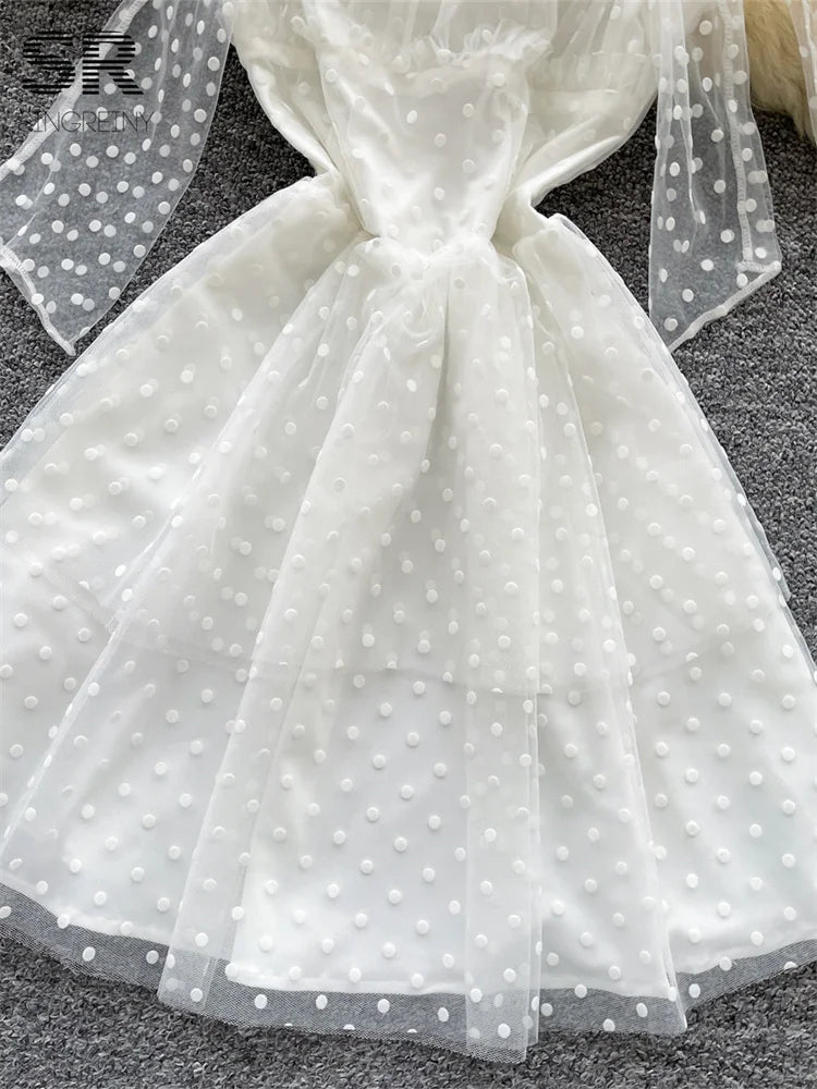 Sweet Polka Dot Party Dress