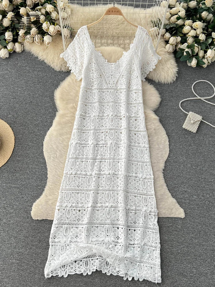 Loose Knit Long Dress