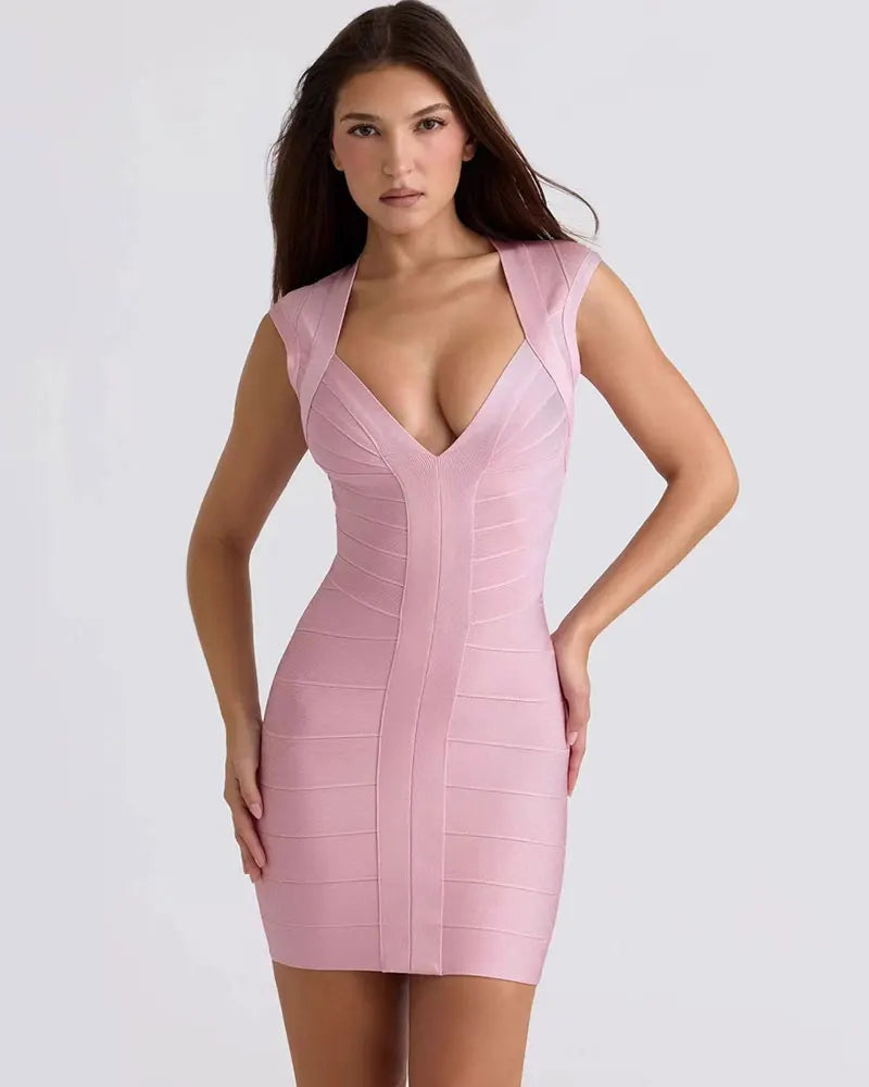 Bandage Sexy Mini Bodyocn Dress